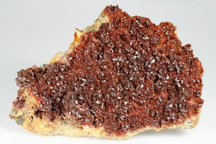 Ruby Red Vanadinite Crystal Cluster - Morocco #181694